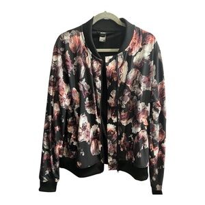 Victoria's Secret Floral Black Jacket
